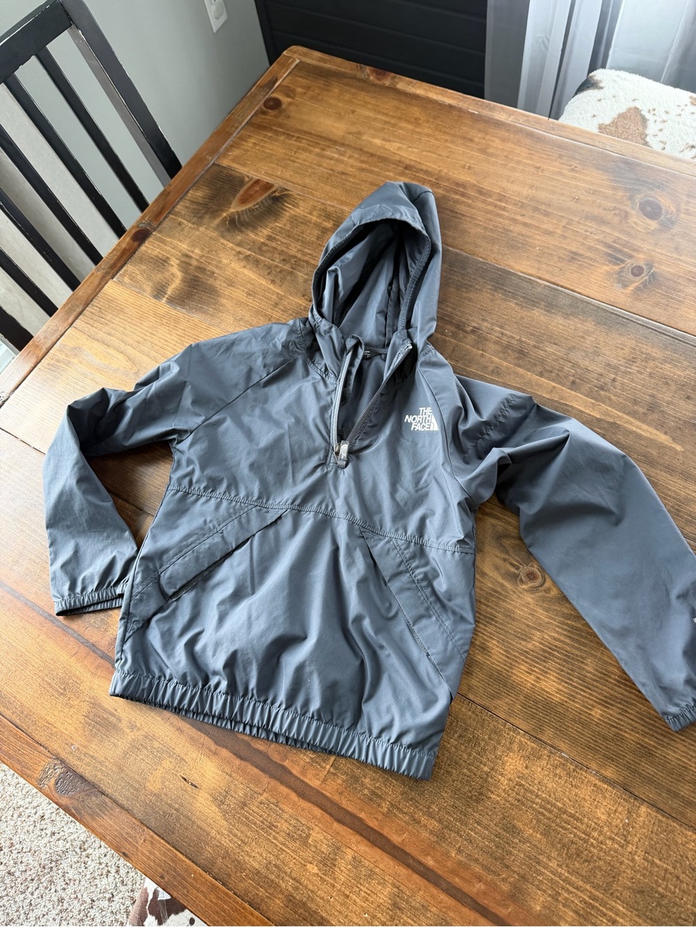 The North Face Kids' Gray Hooded Anorak